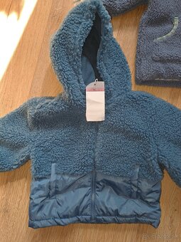 Kabátiky  huňaté  pre dieťa - 2