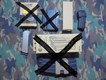 Airsoftové zásobníky. - 2