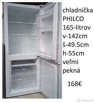 predám chladničku nerez aj bielu - 2