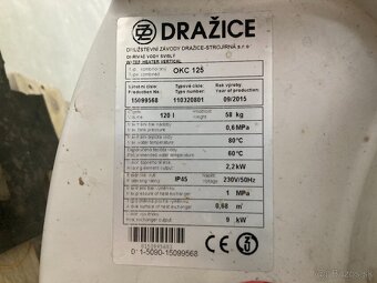 Bojler Dražice OKC 125 - elektrický ohrev TUV 2.2 kW ; 120L - 2