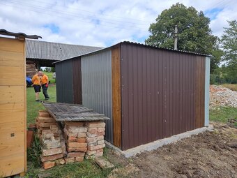 Plechová garáž 3x5m MONTÁŽ DOPRAVA ZDARMA PO CELOM SLOVENSKU - 2