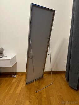 Zrkadlo stojacie Chicago 50x150 cm strieborné - 2
