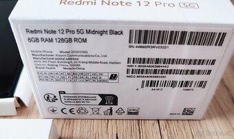 Redmi Note 12 Pro 5G Midnight Black - 2
