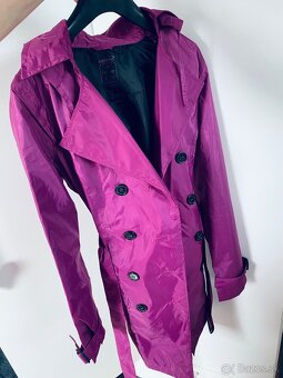 Fuchsiový baloniak/ trencoat - 2