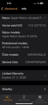 Apple Watch Series 10 46 mm silver - 2