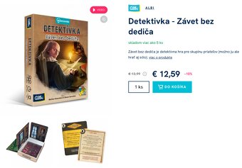 Detektivka - Závet bez dediča - 2