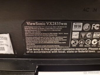 28" LCD Monitor ViewSonic VX2835wm - 2