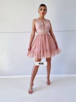 spoločenské šaty s čipkou - 2