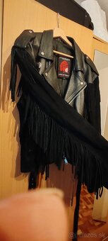 Pansky kožený kabát - 2