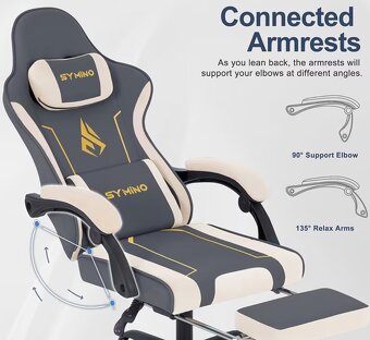 Herná a pracovná PC stolička - 2