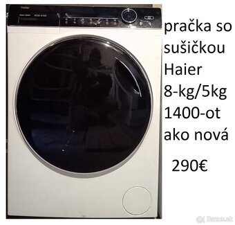 predám pračku so sušičkou -Elektrolux-.Whirlpool. - 2