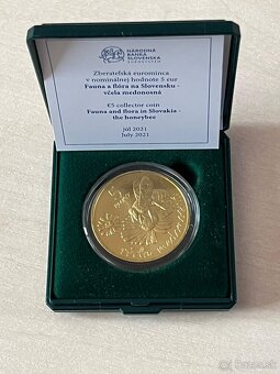 Minca 5€ 2021 - VČELA MEDONOSNÁ - NBS - 2