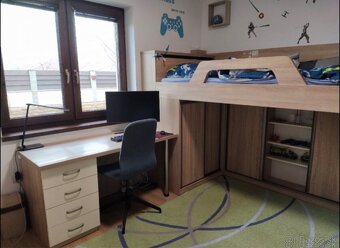 Vyvýšená posteľ 90x200 - 2