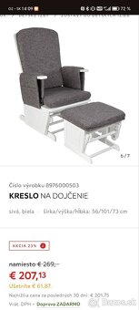 Hojdacie Kreslo s taburetom - 2