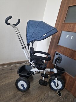 Detská trojkolka s vodiacou tyčou MamaLove Rider - 2