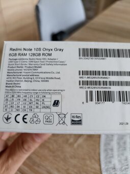 Redmi note 10s - 2