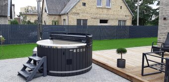 Hottub, drevený kúpací sud - 2