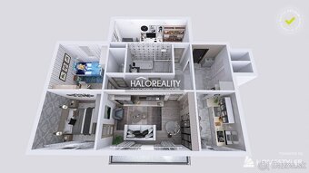HALO reality - Predaj, štvorizbový byt Brezová pod Bradlom - - 2