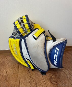 Lapačka CCM Axis žlto-modrá - 2