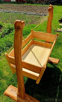 Javorová drevená kolíska - 2