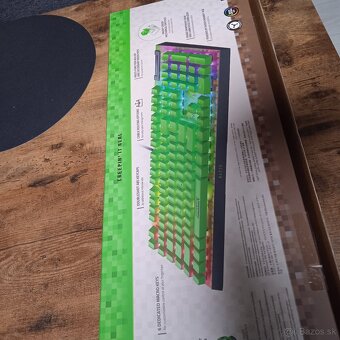 Herná klávesnica Razer BlackWidow V 4 Minecraft Nová - 2