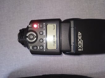 Canon blesk speedlite 430EX II+ odpaľovače king - 2