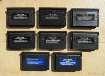staré originálne cartridge na Segu Master System - 2