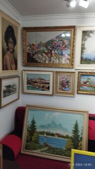 rôzne starožitnosti, obazy, kerámia - 2