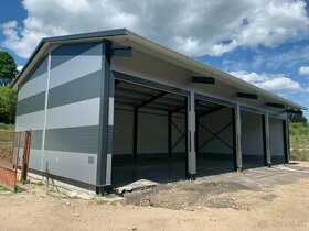 OCEĽOVÁ KONŠTRUKCIA HALY - MONTOVANÁ HALA 10x24x6m - 2