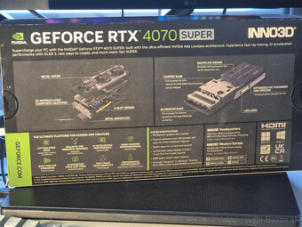 Nvidia RTX 4070 SUPER Inno3D OC X3 (záruka 30 mesiacov) - 2