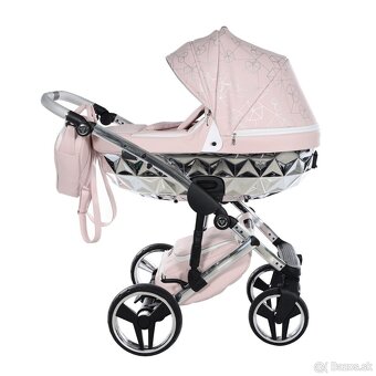 Kočík Junama Heart Pink Silver 2025 - 2