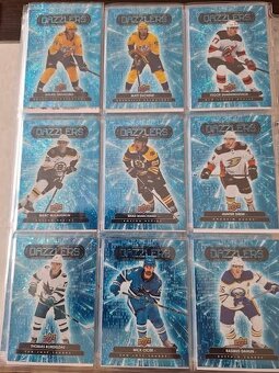Hokejové kartičky insert dazzlers blue 2022/23. - 2