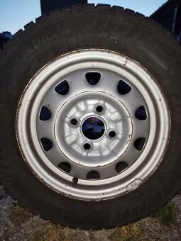 4 x zimné kolesá (pneu+disk) Matador Nordicca 165/70 R13 - 2