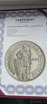 Zlaté mince SR 5000Sk 1993-100€ 2024 - 2