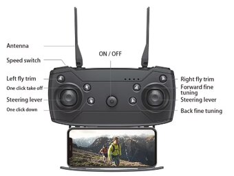 Nový wifi dron s online prenosom obrazu - 2