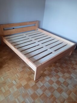 Drevena manzelska postel - 2