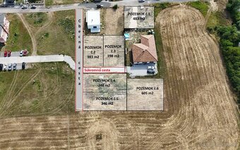 PREDAJ STAVEBNÉ pozemky 398m2 Brodzany - 2