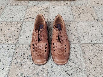 Pánske kožené poltopánky - 2