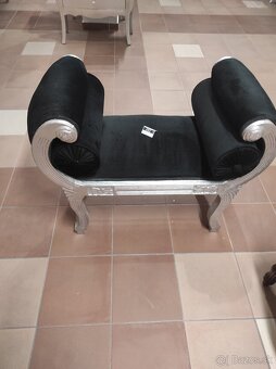 Strieborná sofa-lkreslo - 2