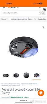 Robotický vysávač Xiaomi S20 Čierny - 2