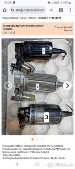 El.naftove cerpadlo TATRA,LIAZ,V3S - 2