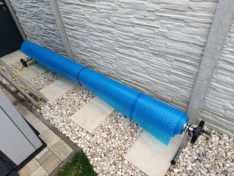 Solárna plachta s navijakom 6x3m - 2