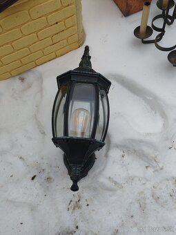 3x retro nástenná lampa. - 2