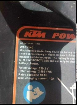predám batériu do elektrickej KTM, freeride,, POWERPACK - 2