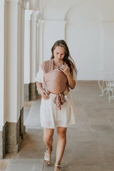 Šatka na nosenie detí Minu baby wrap - 2