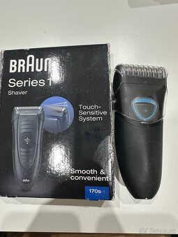 holiaci strojček na fúzy Braun Series 1 170s - 2