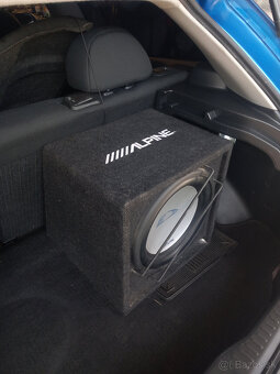 Subwoofer Alpine SBE-12BR + zosilovač 700W MRP-M350 - 2