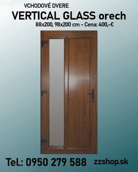 PVC vchodove dvere VerticalGlass - 2