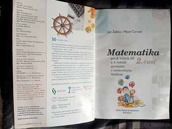 Učebnica matematiky 2.časť - pre 8.r. ZŠ/3.r. gymnázií - 2