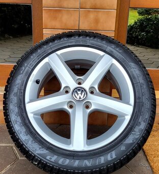 alu R16 5x112 zimné pneu 205/55 orig. VW Golf, Touran, Caddy - 2